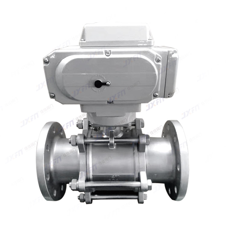 Q941F-16P/R 电动三片式法兰球阀