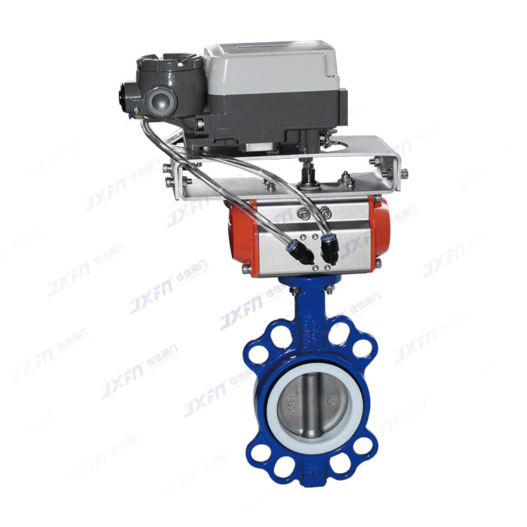 D671F-10Q 调节型气动对夹蝶阀