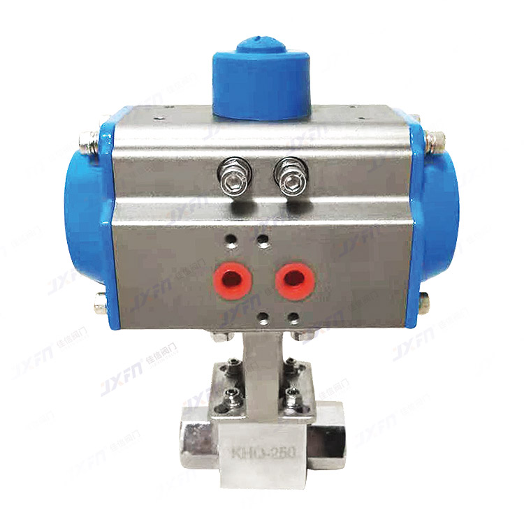 Q611F-64P/R 气动高压螺纹球阀