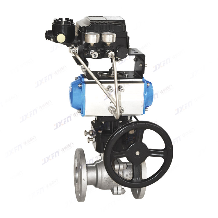 Q641F-16P/R 调节型气动法兰球阀