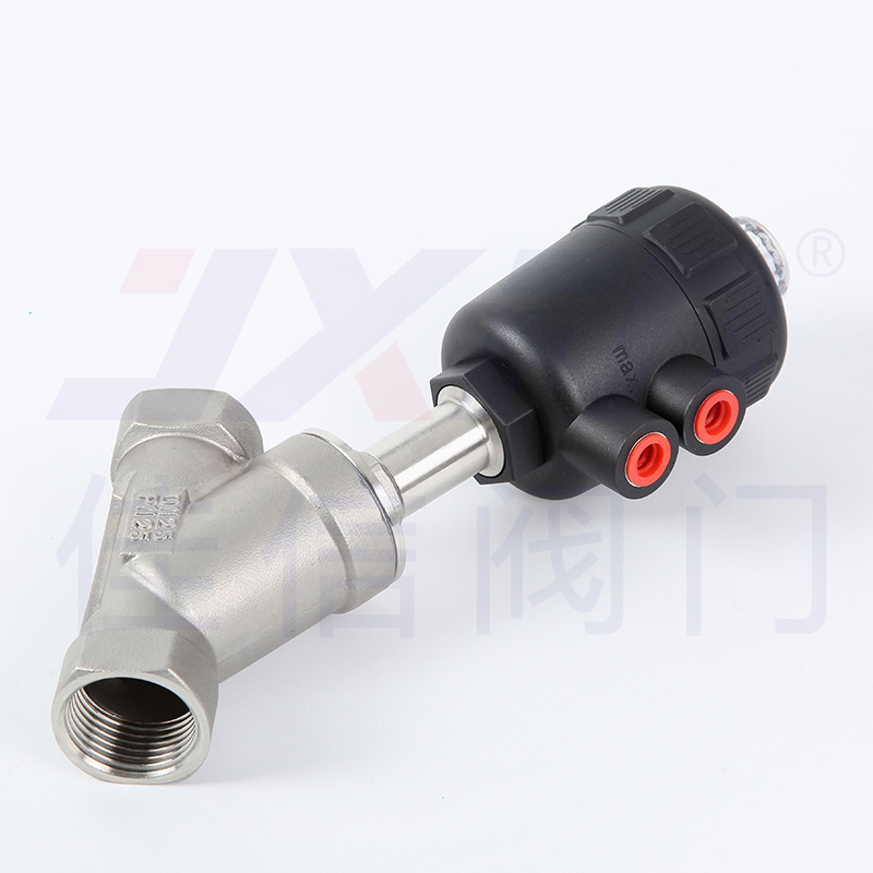 JZFAS-塑料头气动角座阀(A型气缸)